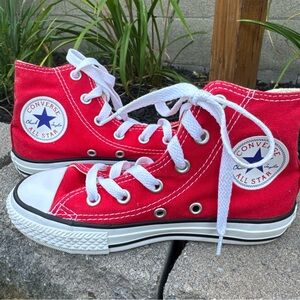 CONVERSE CHUCK TAYLOR ALL STAR 3J232 RED HI TOP LITTLE KIDS 12 SNEAKER